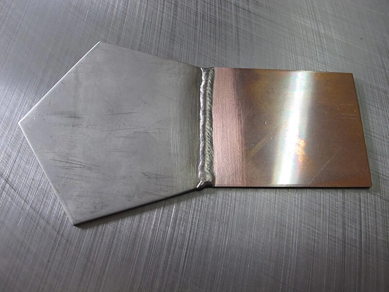 Using TIG process to weld non-similar metals